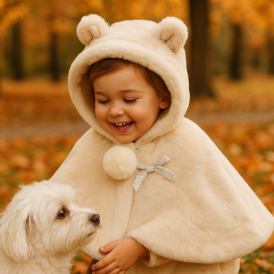 poncho bébé hiver pour sorties