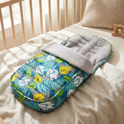 chancelière bébé babyhappy motif feuille