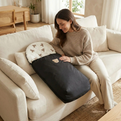 chancelière bébé cocoonbear couleur noir
