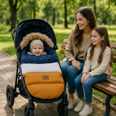Chancelière bébé douceur sortie extérieur