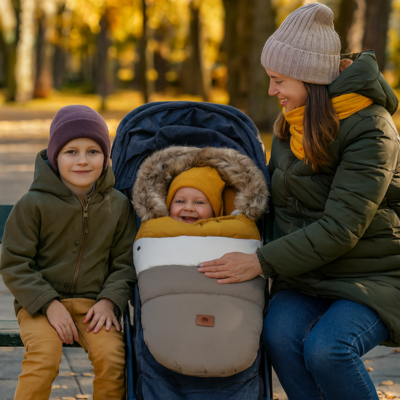 Chancelière bébé douceur sortie poussette