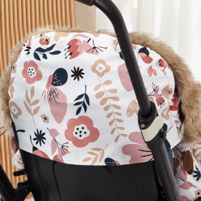 Chancelière bébé motif fleur intemporelle