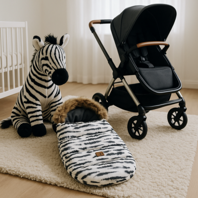 Chancelière bébé zebra confort idéal