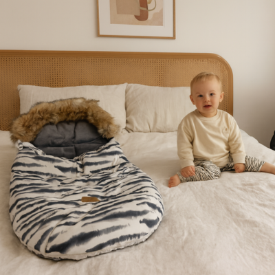 Chancelière bébé zebra haute qualité