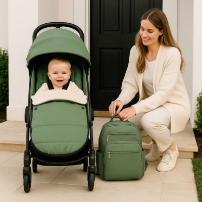 chanceliere pour poussette préparatif sortie