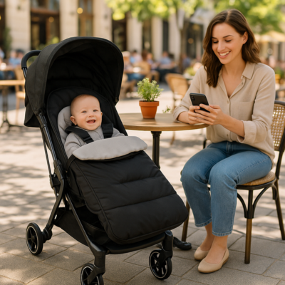 chanceliere poussette ella protection toute saison