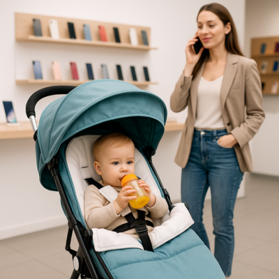 chanceliere poussette lagon niveau ajustable