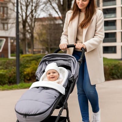 chanceliere poussette mystie promenade matinale