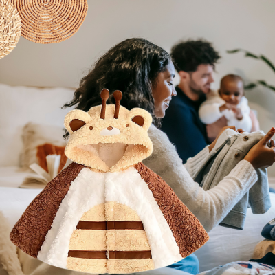 maman veut sortir pense poncho bébé gigi