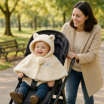 poncho bebe hiver avantage pratique