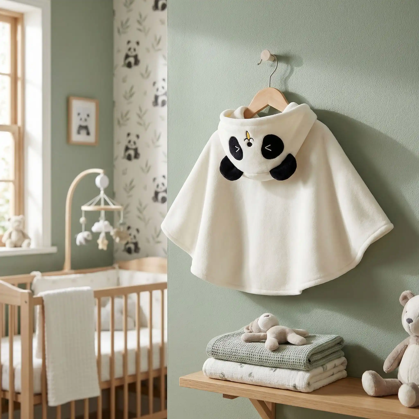 ponchos bebe pandani déguisement ludique