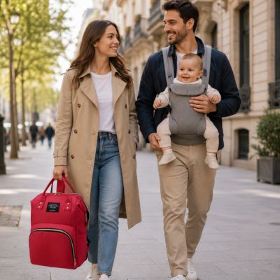 sac à langer à dos multifonction promenade famille