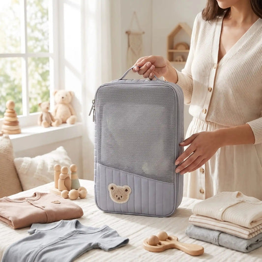 sac a langer bleu elio rangement