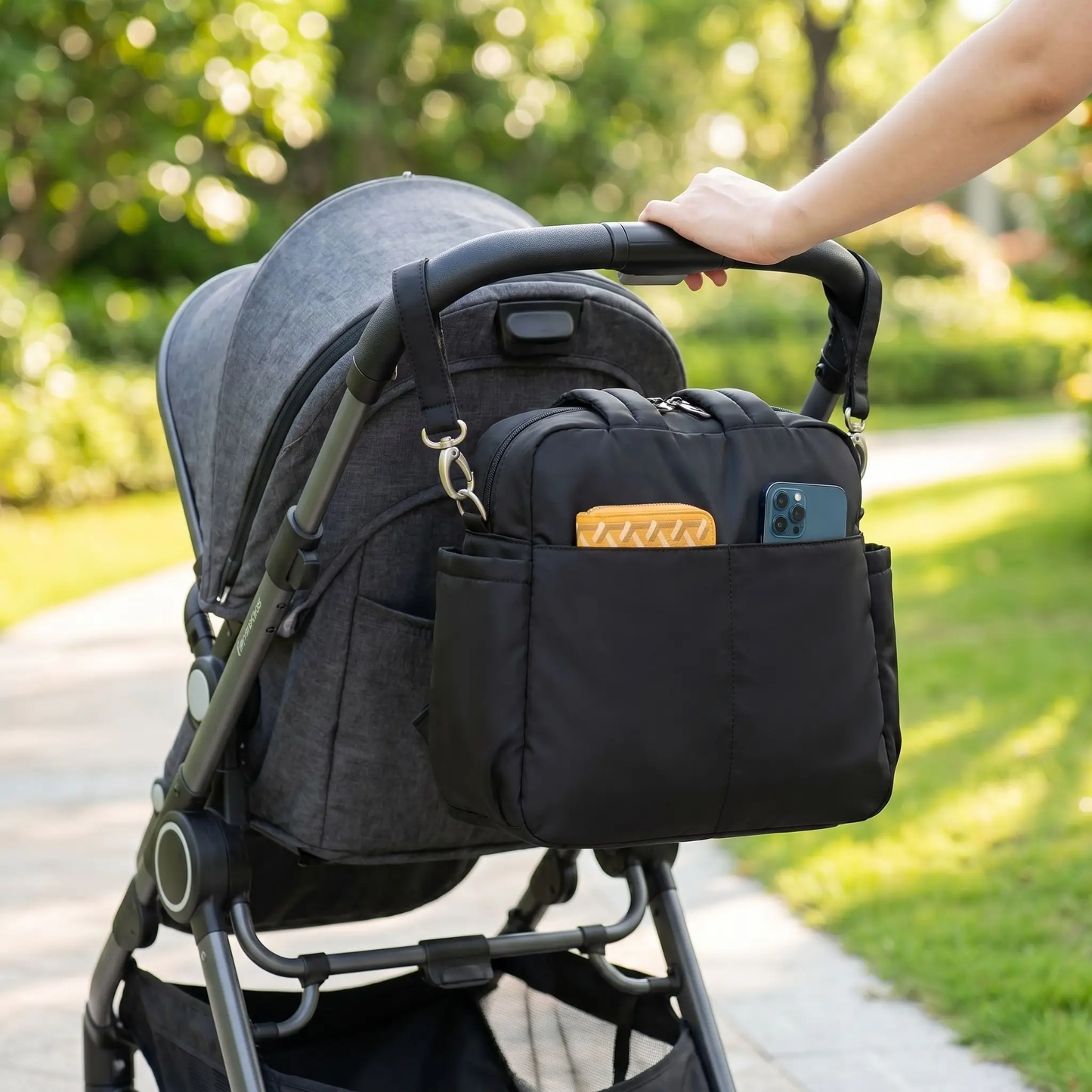 sac à langer multipoches accessible