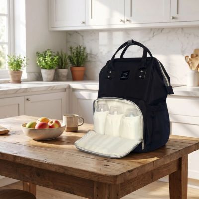 sac a langer noir willy poche isotherme biberon