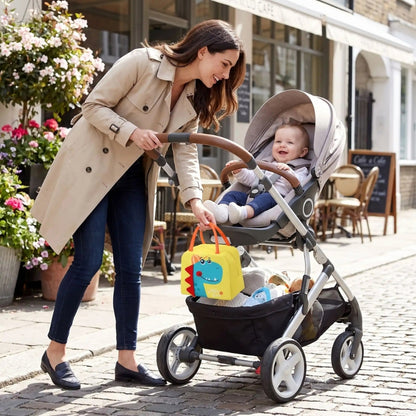 sac bebe isotherme dinosaure format compact
