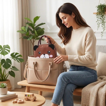 sac bebe isotherme ourson compact
