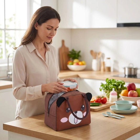 sac bebe isotherme ourson conservation durable