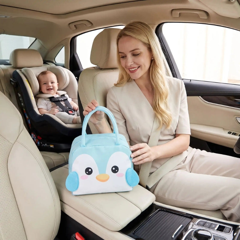 sac bebe isotherme pingouin transport pratique